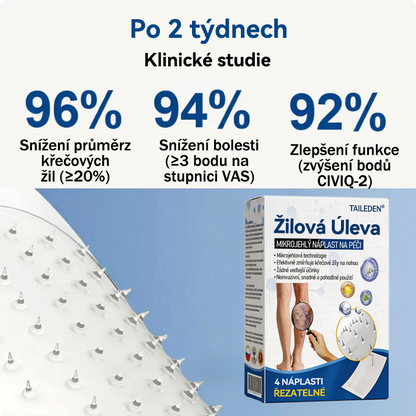 🎁 Zbývá už jen 5 balení! Nyní můžete získat dodatečnou SLEVU 50 %! 🏆🇨🇿👨‍⚕️✅TAILEDEN® VeinEase Mikronáplast s mikrojehličkami⚡Okamžitá úleva, dlouhodobé výsledky